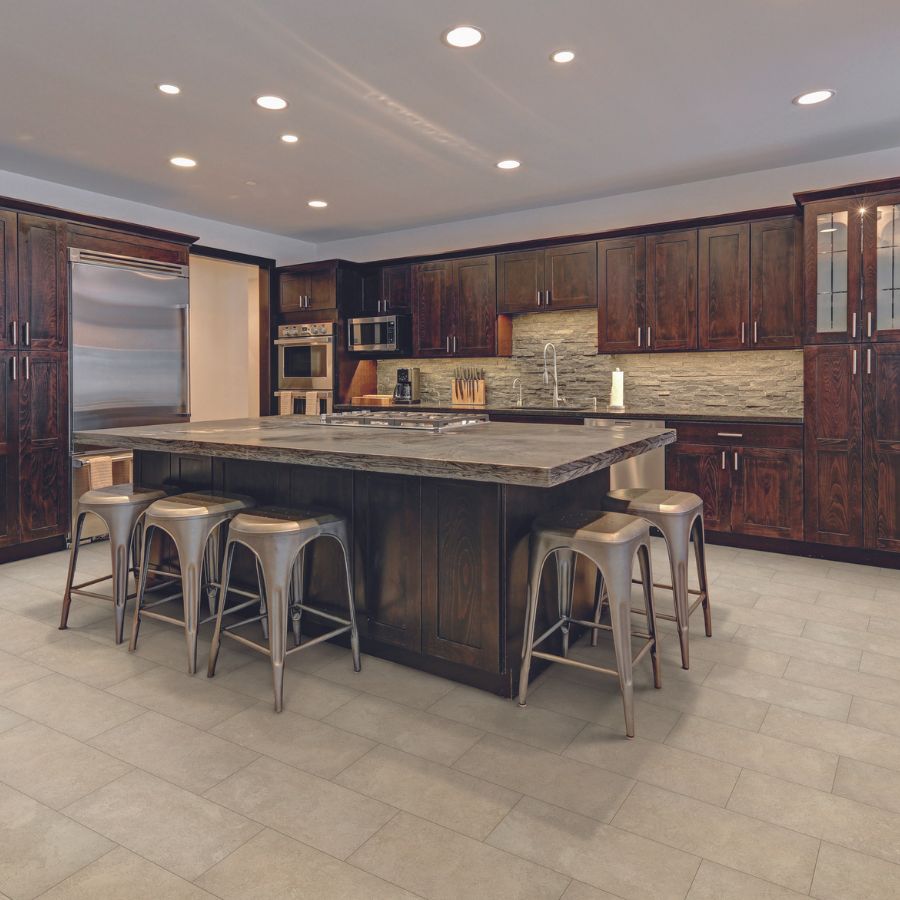 Countertops in a kitchen